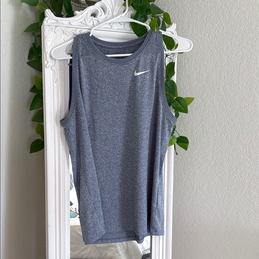 Nike Women's blue Tank Top